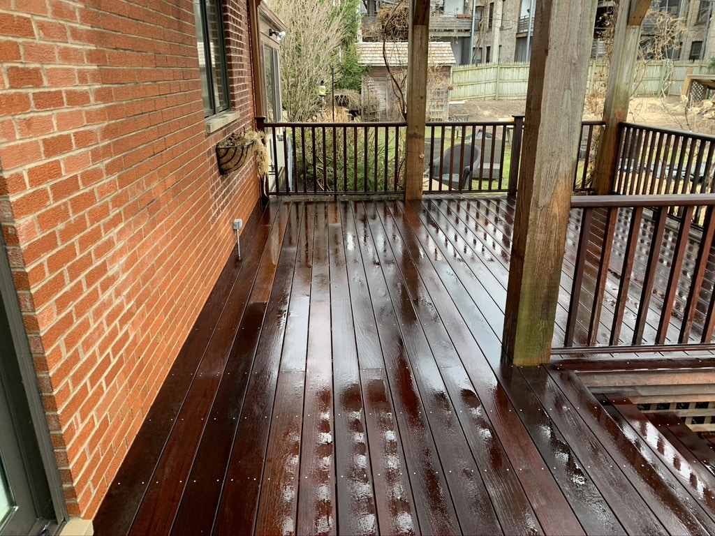 Ipe Deck Cleaning Picture After