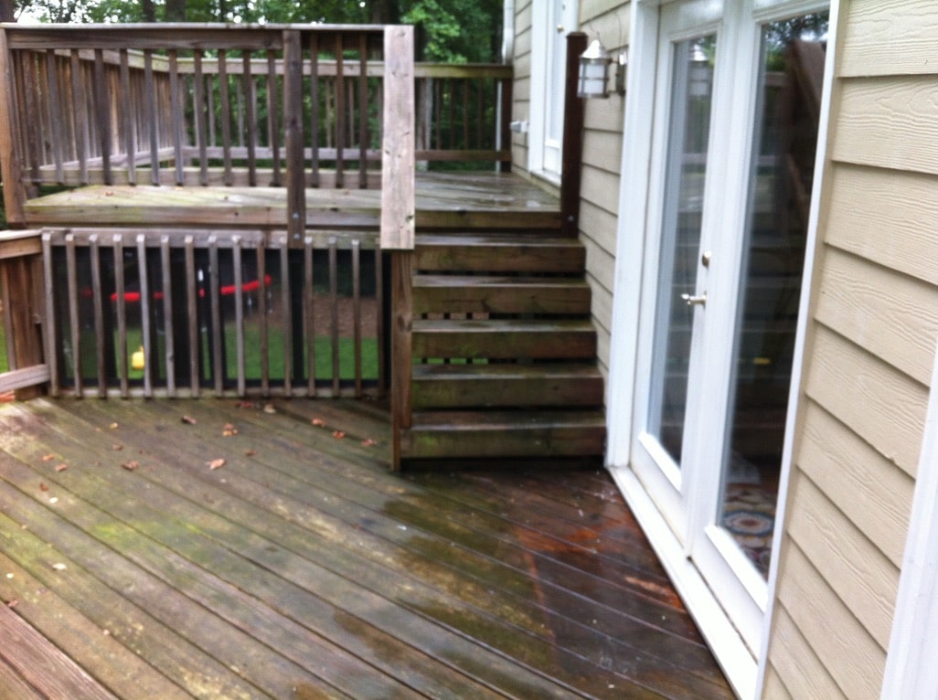 #1 Deckpressure Washing Chicago Before Pic